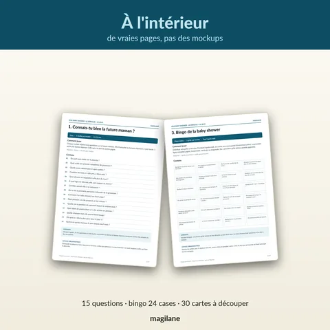 À l'intérieur. de vraies pages, pas des mockups